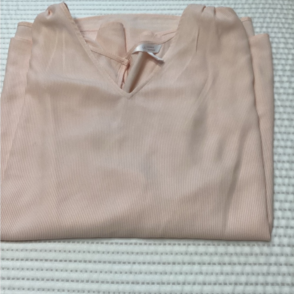 LC Lauren Conrad Blush Striped Top